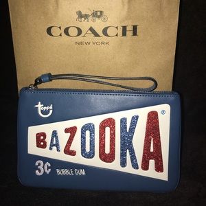 Coach Limited Edition Bazooka Gum Large Wristlet